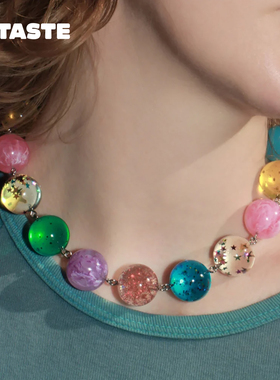MARLANDBACKUS彩色弹珠项链