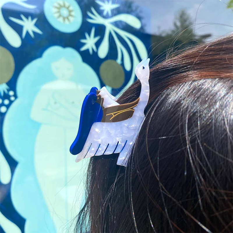 XTASTE卢森堡Lisa Junius官方授权 少女天鹅 少女熊 星空少女发抓 - 图0