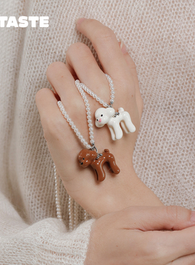 狗狗时尚小众项链可爱百搭新款