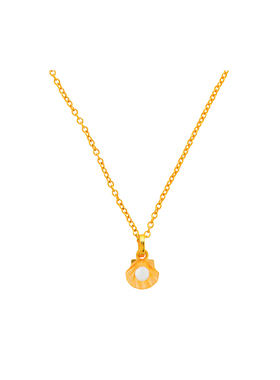 XTASTE 西班牙 WILHELMINA GARCIA 珍珠贝壳吊坠项链锁骨链女生款