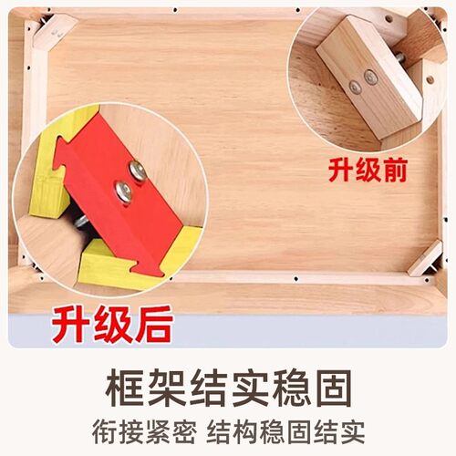 全实木圆桌家用小户型桌椅组合洽谈接待茶几现代简约休闲圆形餐桌 - 图2