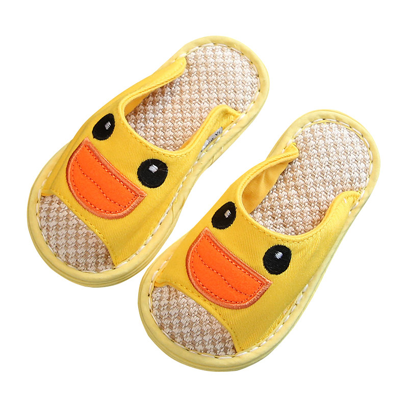 1岁5男女儿童宝宝卡通四季棉布拖鞋家居防滑千层软底亚麻幼儿园鞋,淘宝优惠券,粉丝福利购,淘宝优惠卷