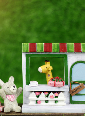 小房子微景观多肉生日礼物工艺品