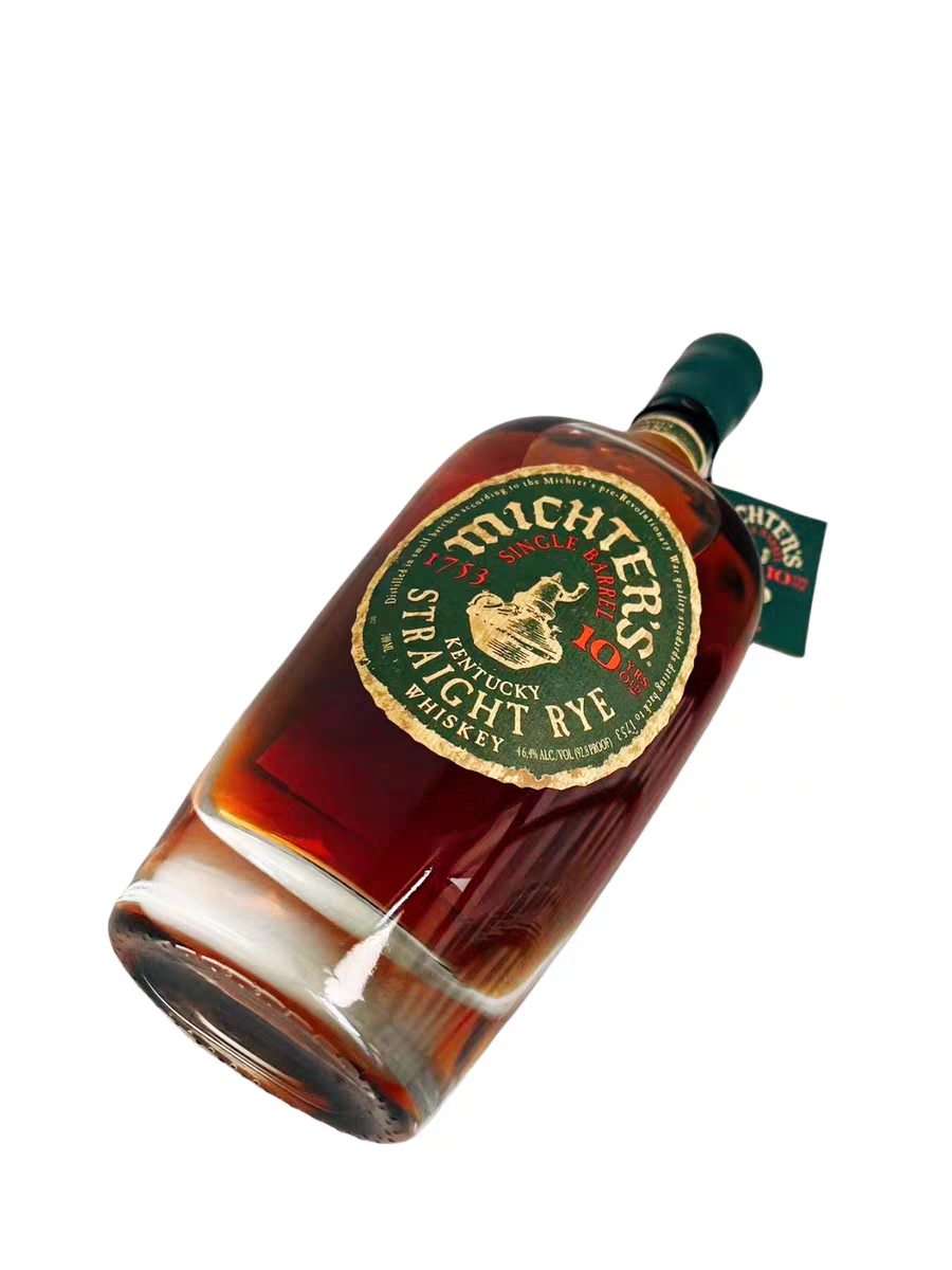 酩帝诗10年黑麦威士忌Michter's Straight Rye美国进口行货46.4度 - 图1