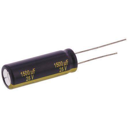 EEUFM0J122 1200uF 6.3V ±20% D10x16mm 松下插件铝电解电容 - 图0