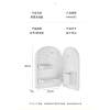 Multifunctional desktop corner perforated board storage rack