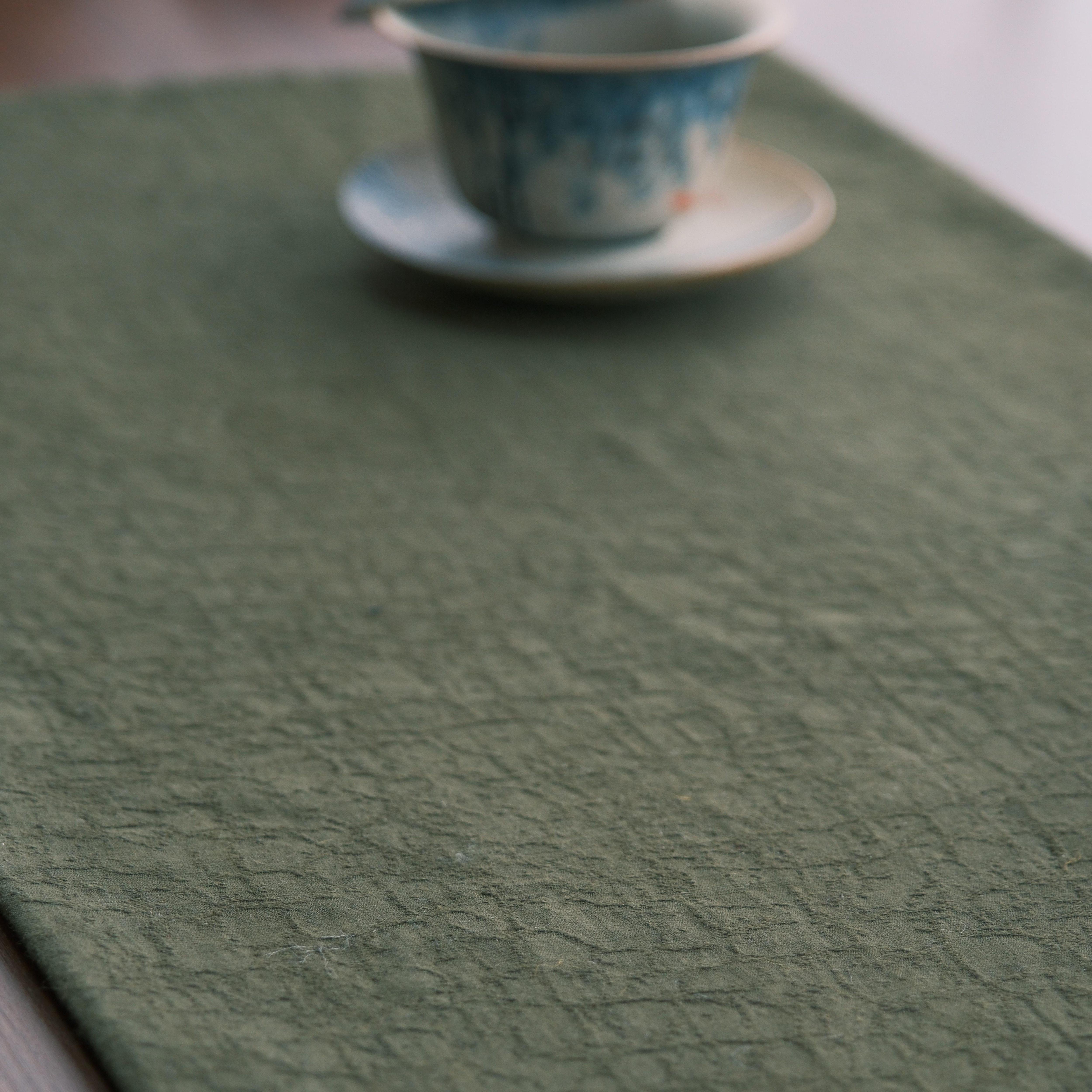 清山手工茶席  寻野  吸水干泡餐垫桌布棉麻茶席诧寂风,淘宝优惠券,粉丝福利购,淘宝优惠卷