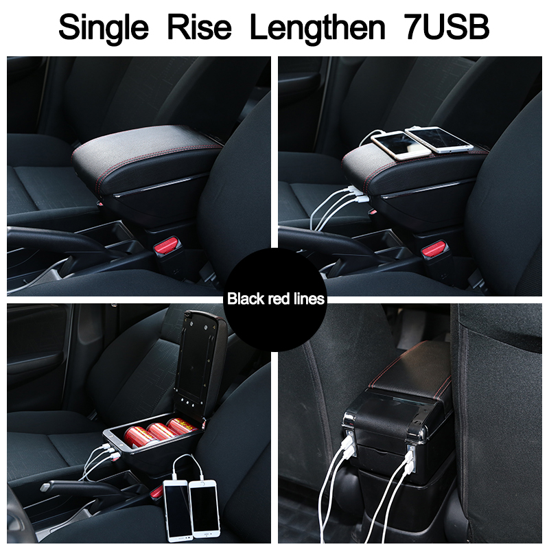 TOYOTA Vios armrest 台湾省丰田威驰扶手箱专用汽车改装置物箱盒 - 图2