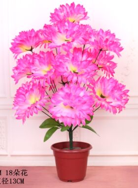 龙爪菊仿真祭祀墓碑摆放清明花