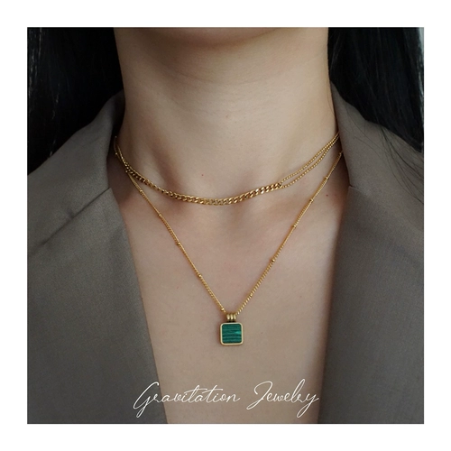 Минималистичная цепь, цепочка до ключиц, универсальный чокер, украшение-шарик, ожерелье, европейский стиль