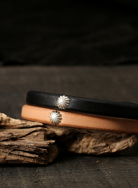 高桥印第安风格皮手工皮手环