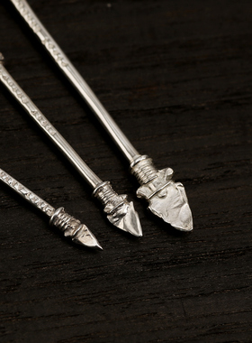 FA950纯银手工箭头吊坠