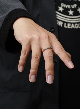 精工黄铜镀银黑神话悟空戒指