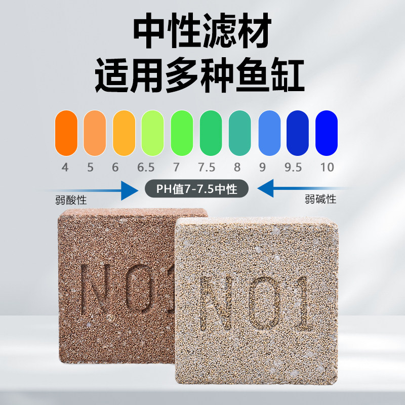 鱼缸过滤材料鱼缸滤材NO1小方砖石英球纳米培菌方砖硝化细菌滤材,淘宝优惠券,粉丝福利购,淘宝优惠卷