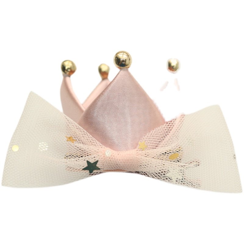 女童皇冠发夹全包不伤发立体宝宝生日拍照头饰气质小公主金色韩版,淘宝优惠券,粉丝福利购,淘宝优惠卷