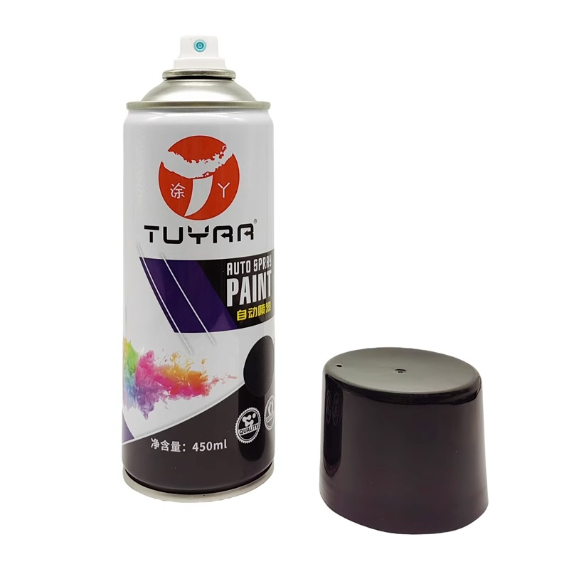 涂丫081磨砂黑纱自喷漆颗粒感砂纹白哑面重磨砂凹凸感手摇自喷漆 - 图2