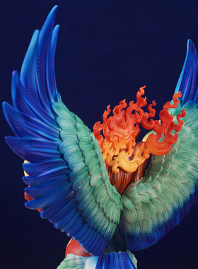 大鹏金翅鸟摆件树脂家居客厅