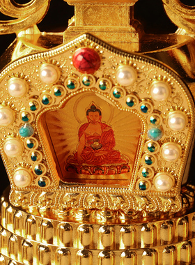 藏传镀金八大佛塔菩提塔胜利塔