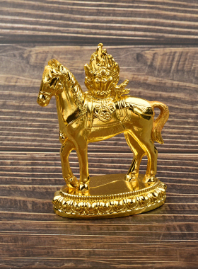 藏式轮王七政宝家用供奉摆件密宗