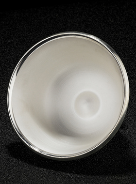 s990纯银供水碗供佛净水杯手工