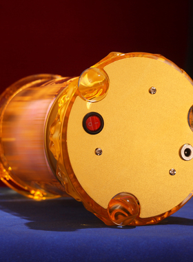 转经简轮转径筒藏族转经简电动转金筒水晶家用摆件发光彩藏经转轮