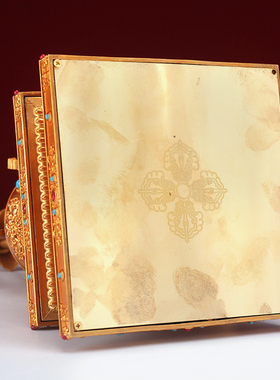 尼泊尔手工纯铜塔可打开