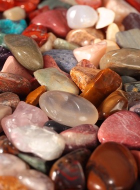 七彩玛瑙五色开业礼品