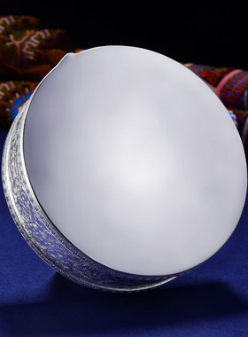 八吉祥曼达盘S999纯银纯手工