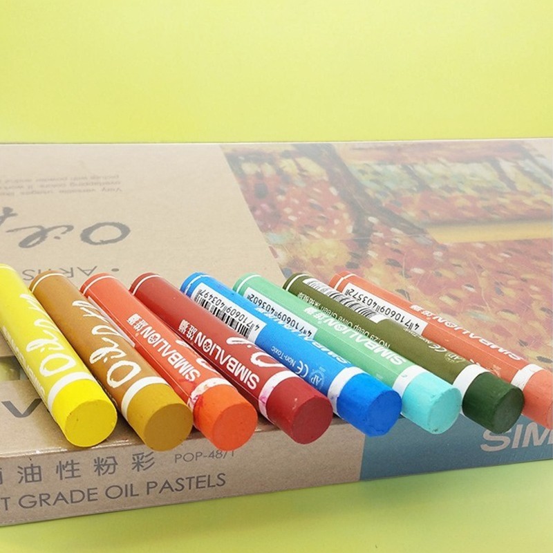 雄狮油性粉彩12/24/36/48/60色艺术家油性粉彩笔软蜡笔粉彩油画棒,淘宝优惠券,粉丝福利购,淘宝优惠卷
