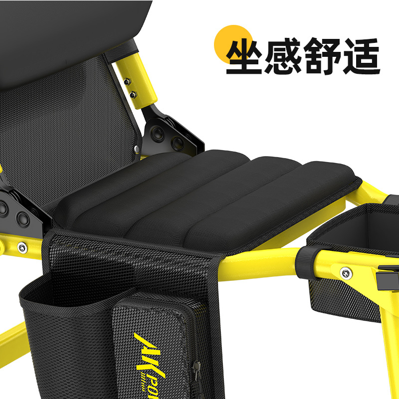 渔之源U型超轻骑士椅AK钓椅户外便携可折叠多功能野钓专用小钓椅 - 图2
