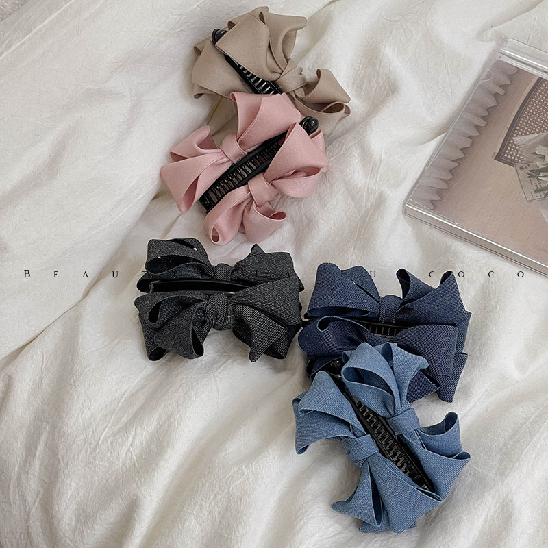 FUNCOCO｜香蕉夹竖夹扎高马尾夹子女发量少防滑发夹发卡网红气质,淘宝优惠券,粉丝福利购,淘宝优惠卷