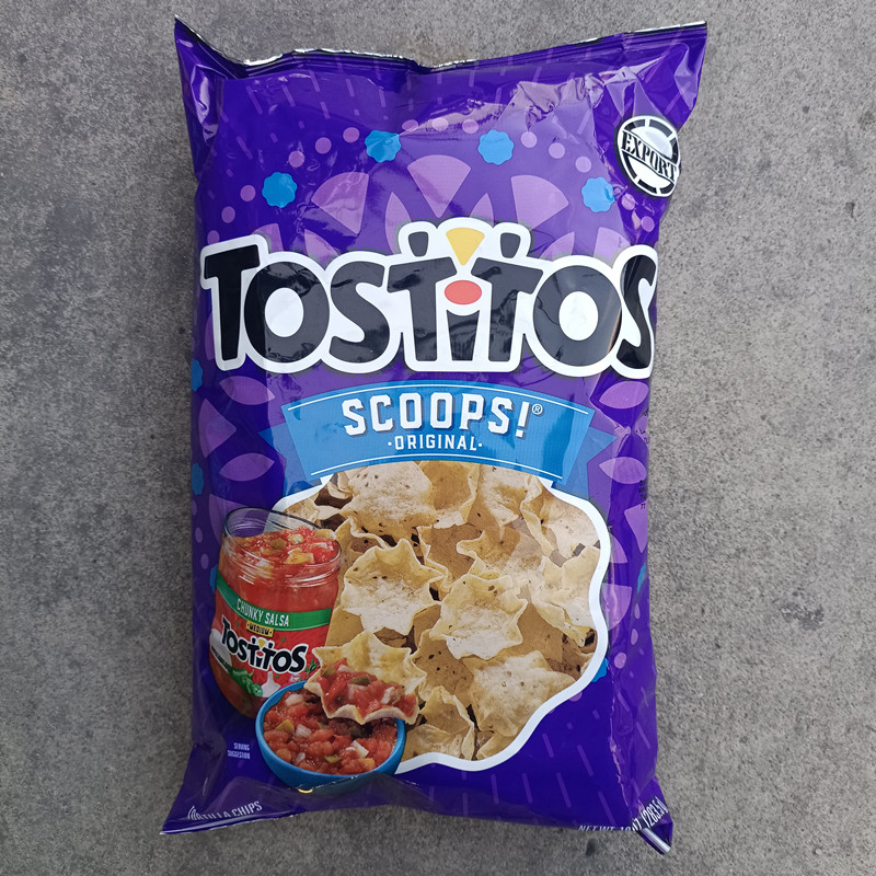 多桃氏墨西哥白玉米片进口零食TOSTITOS TORTILLA CHIPS ORIGINAL-图1