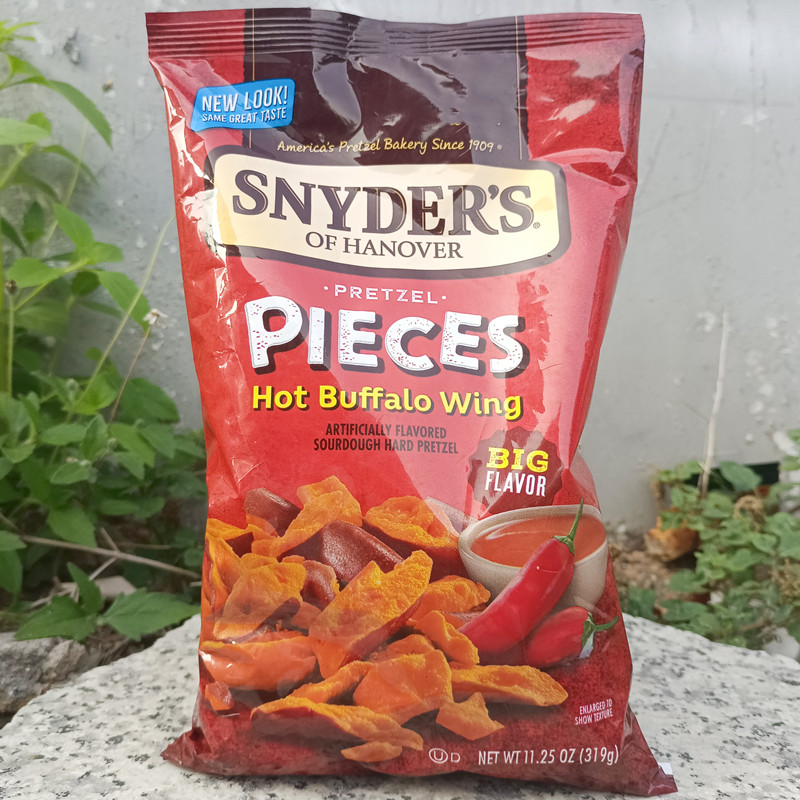 施耐德普莱水牛城辣味酥片Snyder's  hot buffalo wing Pieces - 图1