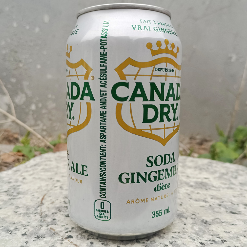 加拿大原瓶Canada dry Ginger Ale姜汁汽水干姜水生姜苏打水 - 图1