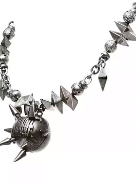 锁骨链iiimiii黄铜荆棘金属球