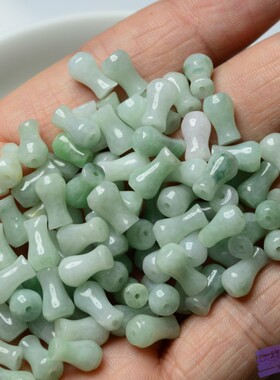 天然竹节葫芦花瓶元宝玉石散珠
