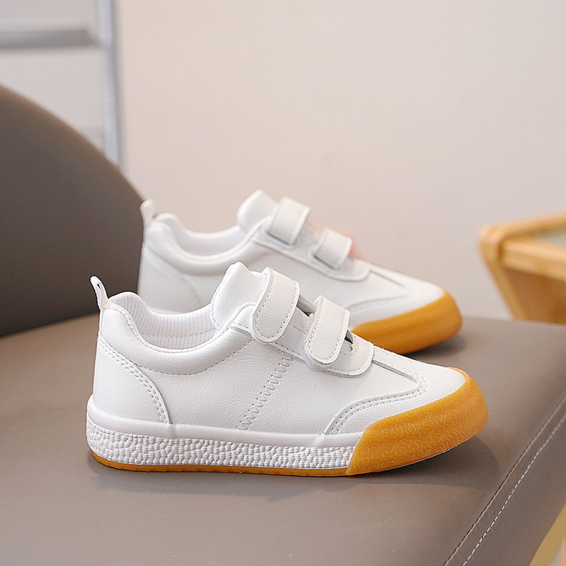 儿童小白鞋女童鞋子2024春秋新款男童板鞋宝宝学步鞋幼儿园室内鞋,淘宝优惠券,粉丝福利购,淘宝优惠卷