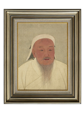 圣祖像挂画成吉思汗升级款高级感