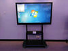 Mobile cart with wheels TV floor stand TV stand