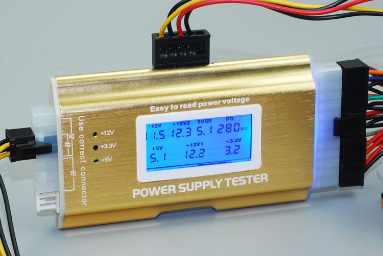 ATX电源测试器电脑机箱电源检测仪电脑维修工具诊断仪测试仪-图1