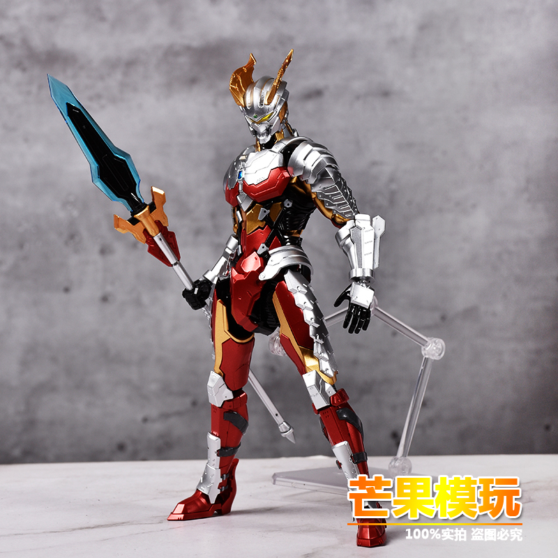 芒果模玩万代Figure-rise机动奥特曼赛罗SC规格强壮日冕拼装板喷