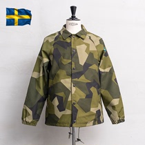 Swedish M90 geometric camouflak Polish Army Edition M65 Tactical Mens Spring Autumn Army fan VANS German coach jacket jacket