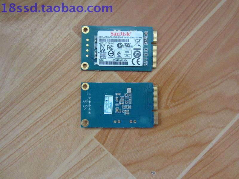 全新 SANDISK 闪迪 MSATA 8G 16G 24G 32G 64G 128G MLC 1.8寸 - 图2