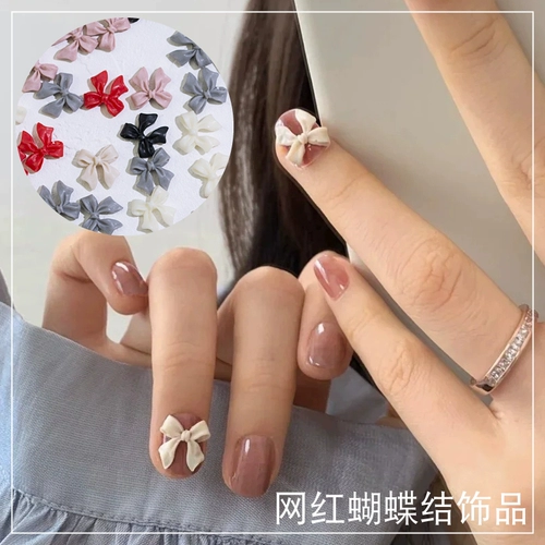 Украшение для ногтей для маникюра с бантиком, смешанные аксессуары, 2021 года, новая коллекция, популярно в интернете