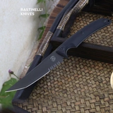 Бастинелли на открытом воздухе многофункциональный маленький прямой нож с бастинелли, Бастинелли