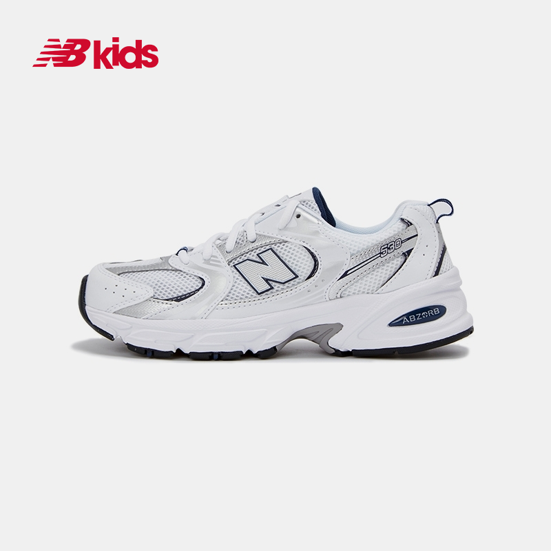 NewBalance童鞋网面透气运动鞋7-14岁大童款