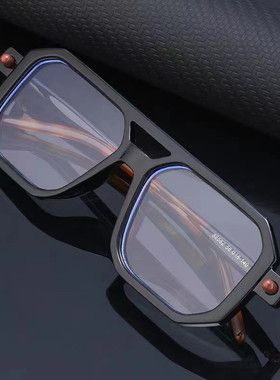 井柏然同款方形小众欧美品质眼镜