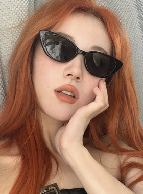 猫眼ins小脸防晒复古墨镜高级感