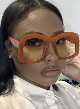 防晒多边形欧美风超大女街拍墨镜