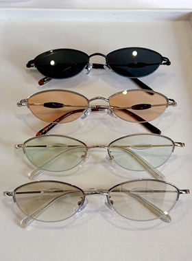 日韩系嘻哈金属小框可配近视墨镜